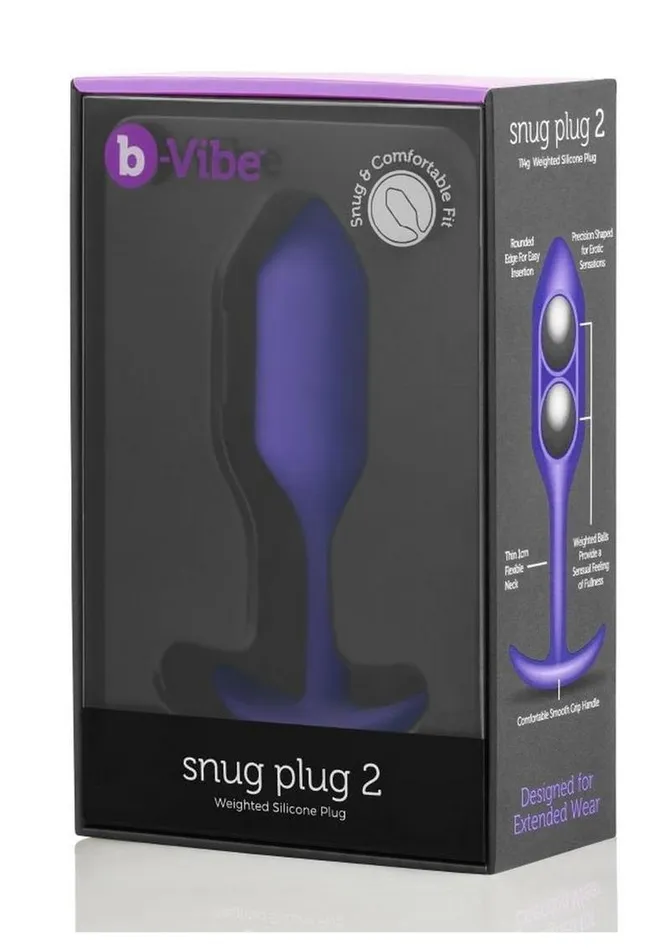 Anal bVibe BVibe Snug Plug 2 Silicone Weighted Anal Plug