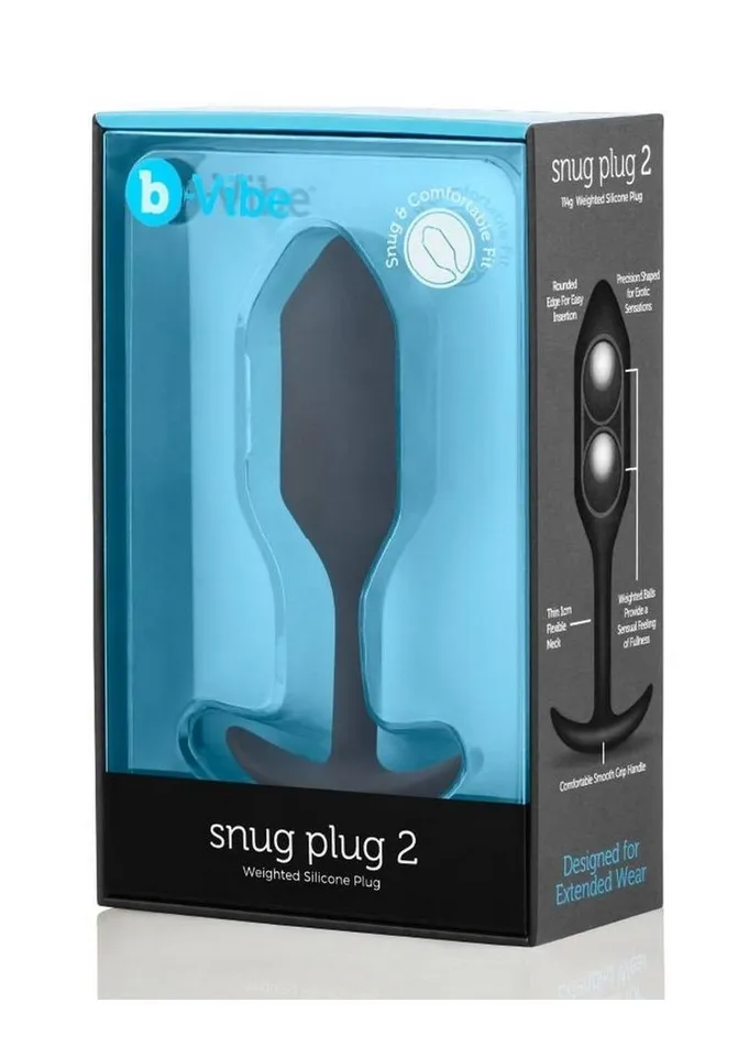 Anal bVibe BVibe Snug Plug 2 Silicone Weighted Anal Plug