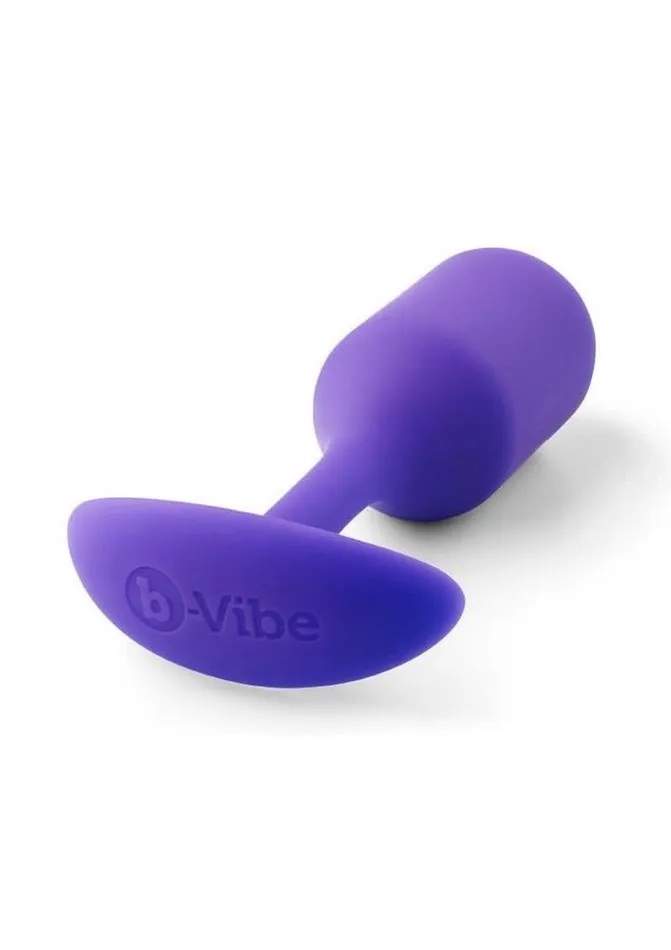 Anal bVibe BVibe Snug Plug 2 Silicone Weighted Anal Plug