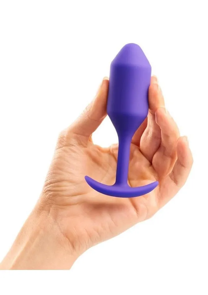 Anal bVibe BVibe Snug Plug 2 Silicone Weighted Anal Plug