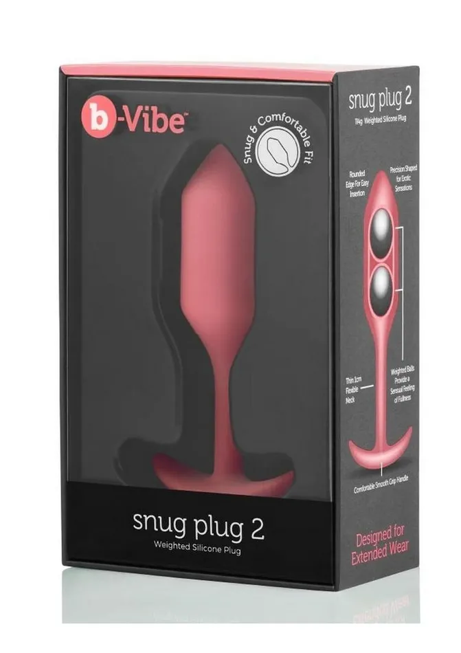 Anal bVibe BVibe Snug Plug 2 Silicone Weighted Anal Plug