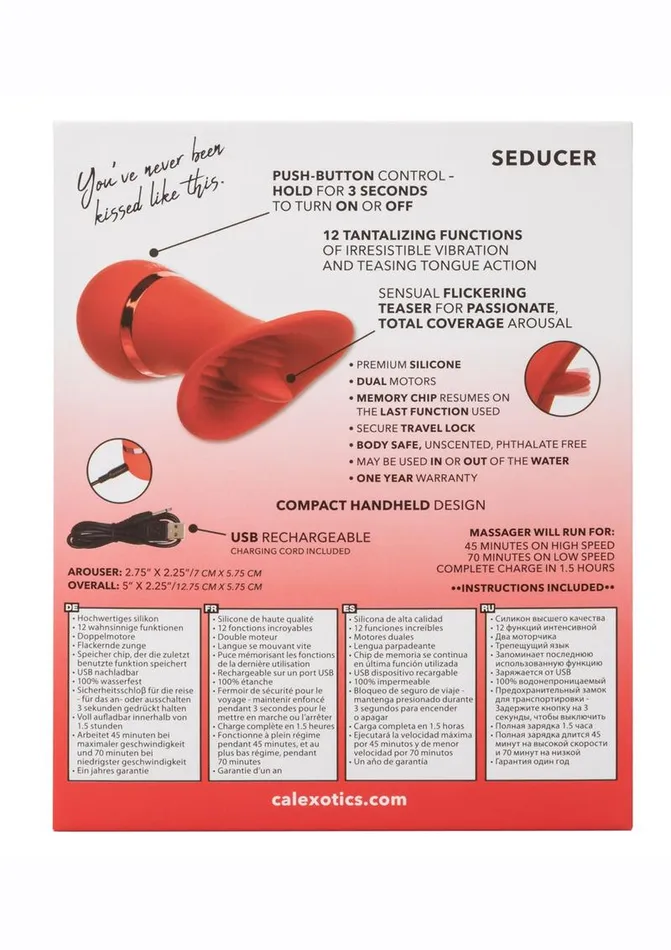 Female Sex Toys French Kiss French Kiss Seducer Rechargeable Silicone Clitoral Stimulator