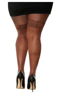 Fishnet Stay Up Thigh High with Back Seam Dreamgirl International Lingerie Male Sex Toys