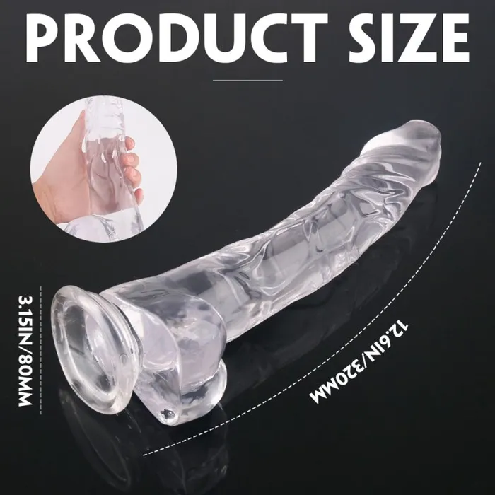 King Kong Dong w Balls Black XL SHande Dildos