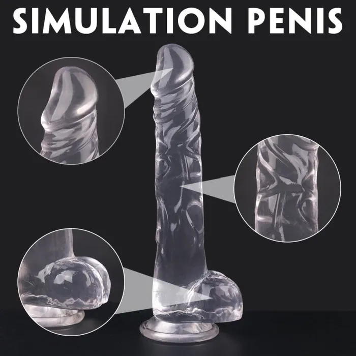 King Kong Dong w Balls Black XL SHande Dildos
