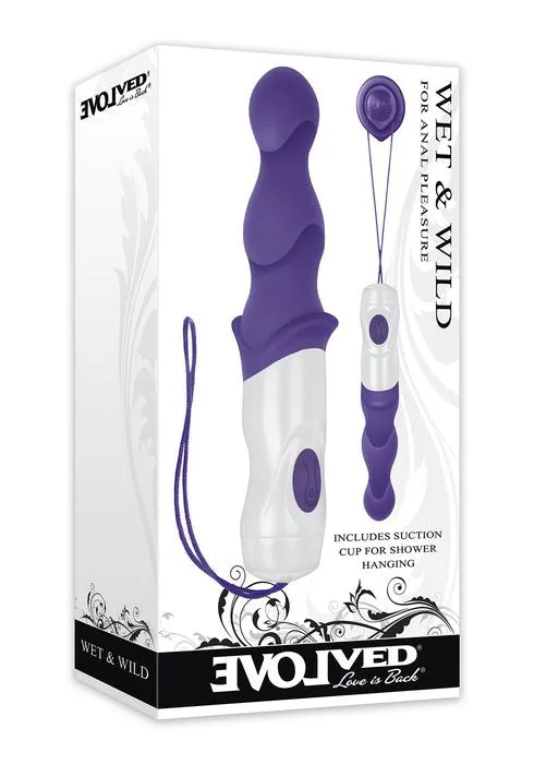 Anal Evolved Novelties Wet Wild Anal Vibrator W Shower Hook