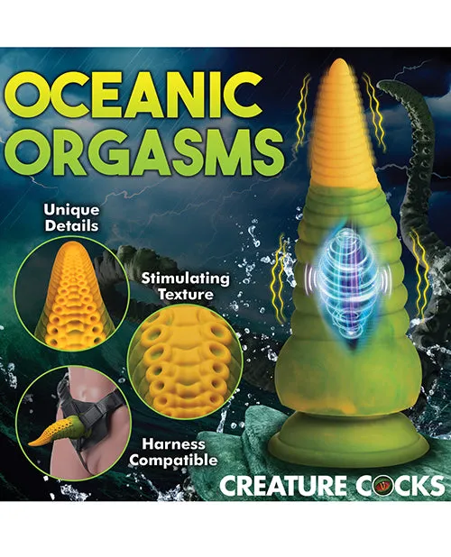 Dildos XR Brands Creature Cocks Monstropus 20 Vibrating Tentacle Silicone Dildo