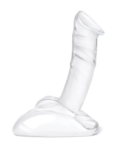 Glas Dildos Glass 75 Rideable Standing Cock wStability Base