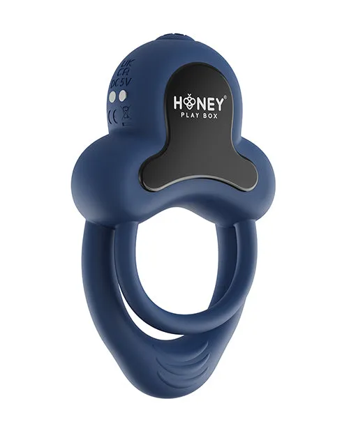 Honey Play Box Female Sex Toys Anello Vibrating Double Cock Ring wClitoral Stimulator