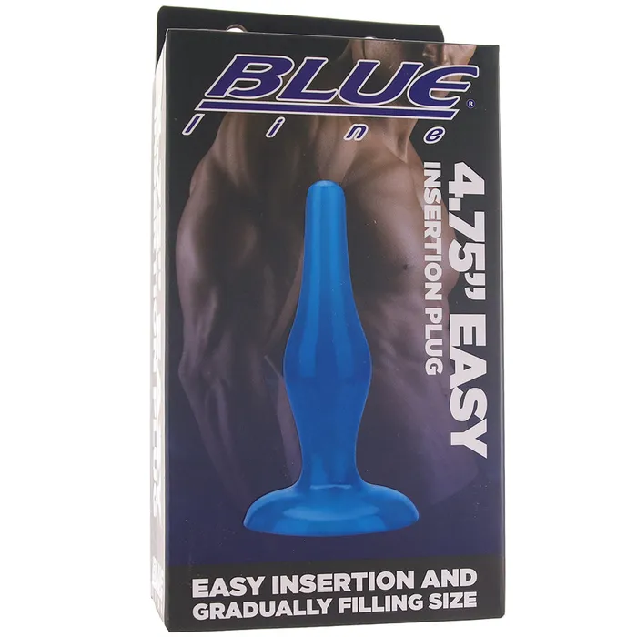 Anal Electric Eel Blue Line 475 Inch Easy Insertion Plug