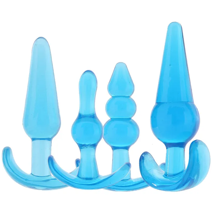 Blue Line 4 Piece Anal Training Set Electric Eel Anal