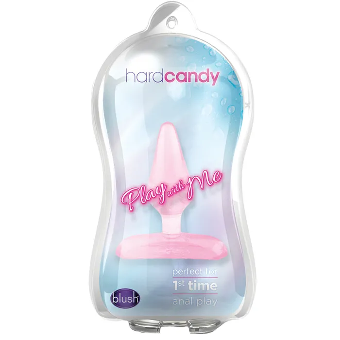 BLUSH Male Sex Toys Play With Me Hard Candy Anal PlugPink