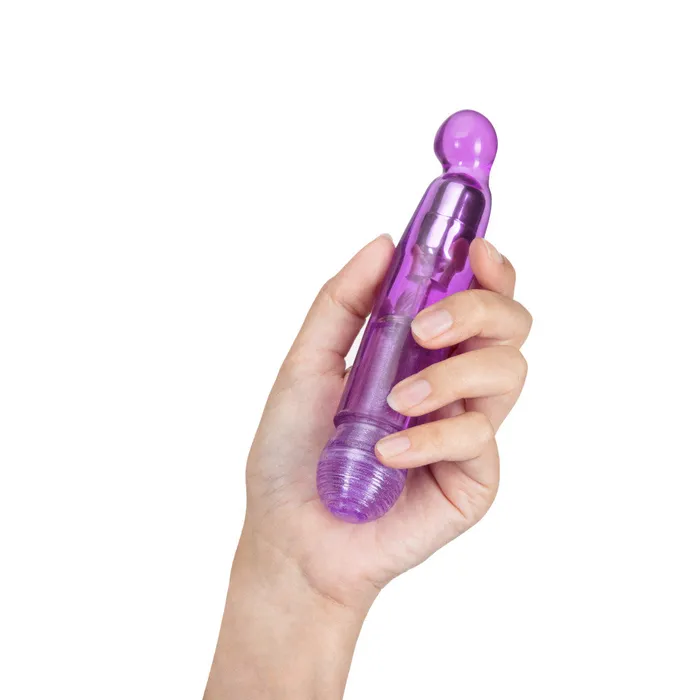 Blush Vibrators Naturally Yours By Blush Rumba Curved Purple 7Inch Vibrator