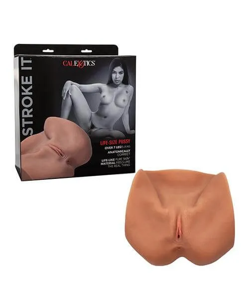 California Exotic Novelties Male Sex Toys Stroke It Life Size Pussy Brown Stroker California Exotic Novelties Male Sex Toys Stroke It Life Size Pussy Brown Stroker