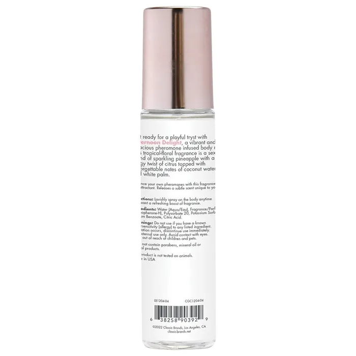 CLASSIC BRANDS Female Sex Toys CG Body Mist With PheromonesAfternoon CLASSIC BRANDS Female Sex Toys CG Body Mist With PheromonesAfternoon