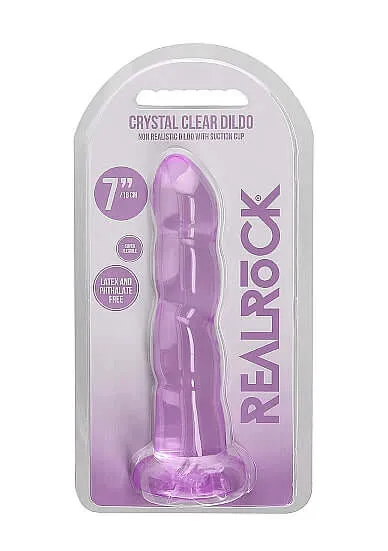 Crystal Clear 7Inch NonRealistic Dildo Sensational Pleasure in Purple SHOTS AMERICA Dildos Crystal Clear 7Inch NonRealistic Dildo Sensational Pleasure in Purple SHOTS AMERICA Dildos