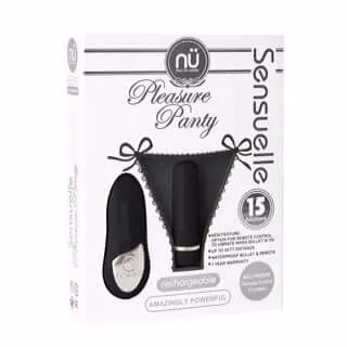 Female Sex Toys Sensuelle Pleasure Panty Black 15Function Remote Control Delight Nu Sensuelle Female Sex Toys Sensuelle Pleasure Panty Black 15Function Remote Control Delight Nu Sensuelle