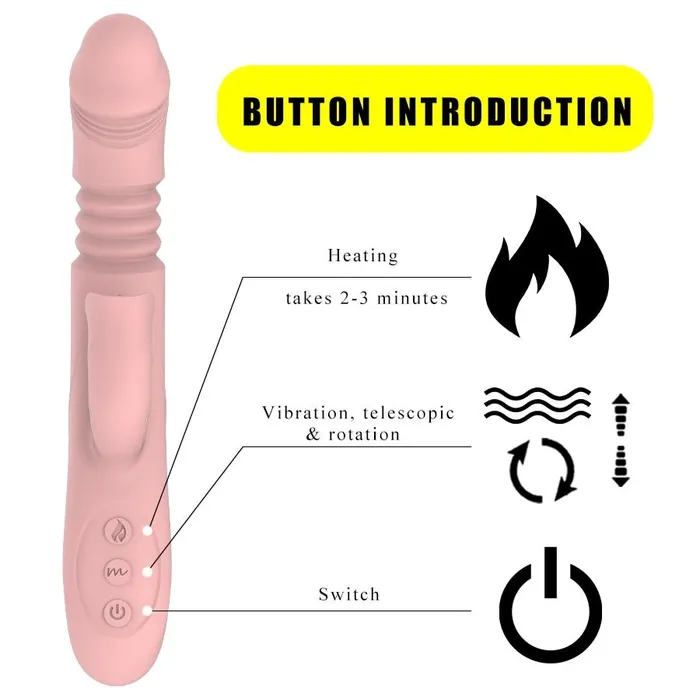 Female Sex Toys Vibratoy Shop Rabbit Vibrator with Tongue Sucker