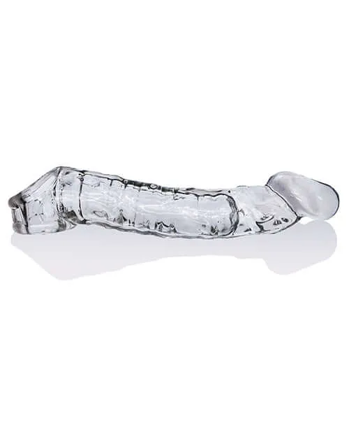 Male Sex Toys OXBALLS Muscle Ripped Cocksheath Clear Oxballs FlexTPR Sheath for Enhanced Girth Stimulation