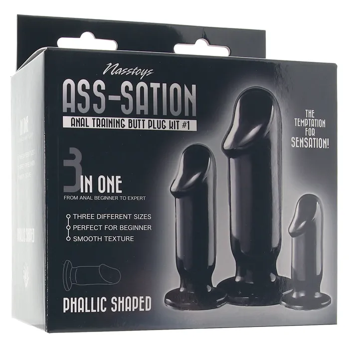 Nasstoys Anal AssSation Anal Training Butt Plug Kit 1