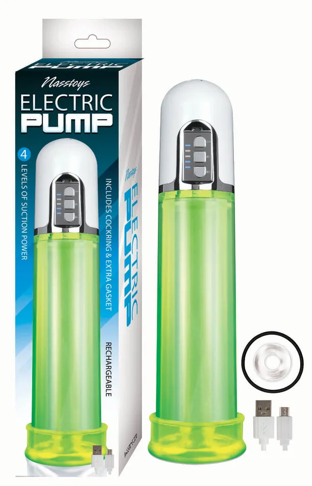Nasstoys Male Sex Toys Electric Penis Pump Green