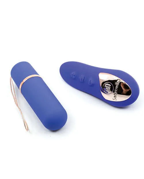 Nu Sensuelle Sensuelle Bullet Plus Ultra Violet Wireless Vibrator 15 Function Remote Control Bullet Female Sex Toys