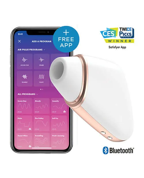 Satisfyer Vibrators Satisfyer Love Triangle White with App
