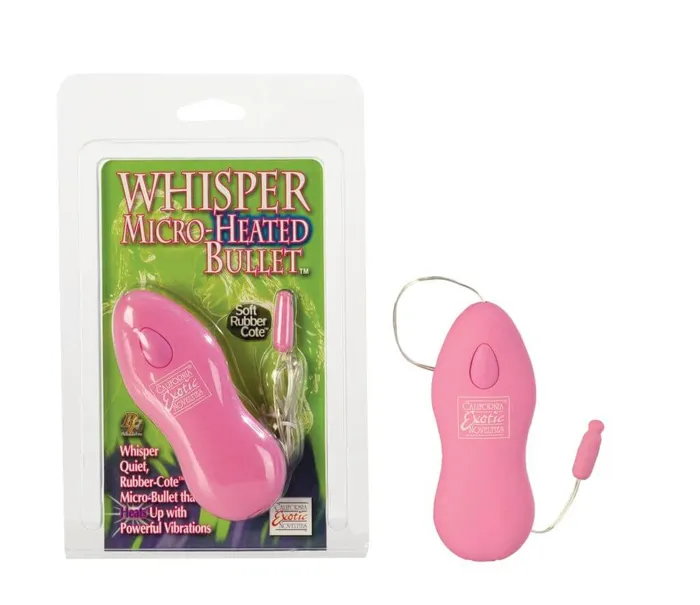 Whisper Micro Heated Pink Vibrator Discreetly Powerful Warm Sensations California Exotic Novelties Vibrators Whisper Micro Heated Pink Vibrator Discreetly Powerful Warm Sensations California Exotic Novelties Vibrators