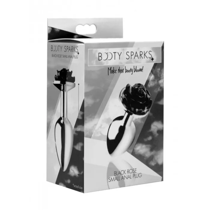 Black Rose Anal Plug Large XR Brands Booty Sparks Anal Black Rose Anal Plug Large XR Brands Booty Sparks Anal