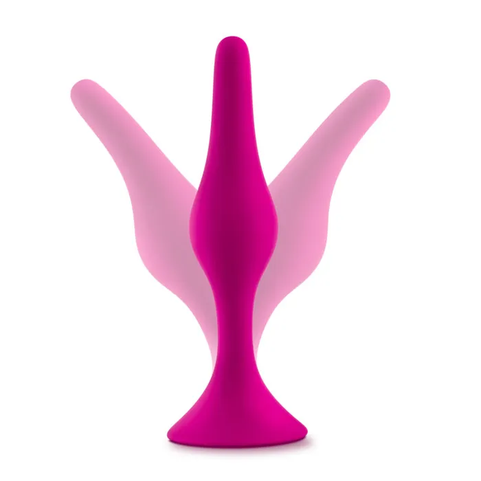 Blush Novelties Anal Luxe Beginner Plug Kit Pink Blush Novelties Anal Luxe Beginner Plug Kit Pink