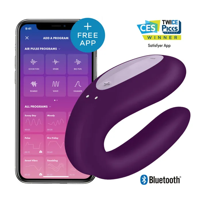 Double Joy Violet Satisfyer Dildos Double Joy Violet Satisfyer Dildos
