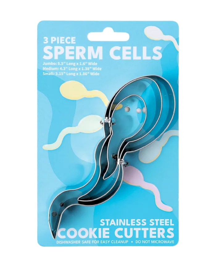 Good Egg Greetings LLC Vibrators Cookie Cutter Sets 3 pc Sperm