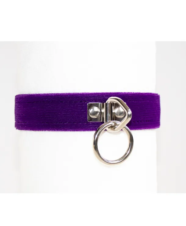 Kookie Caress Velvet Collar in Royal Purple Vibrators