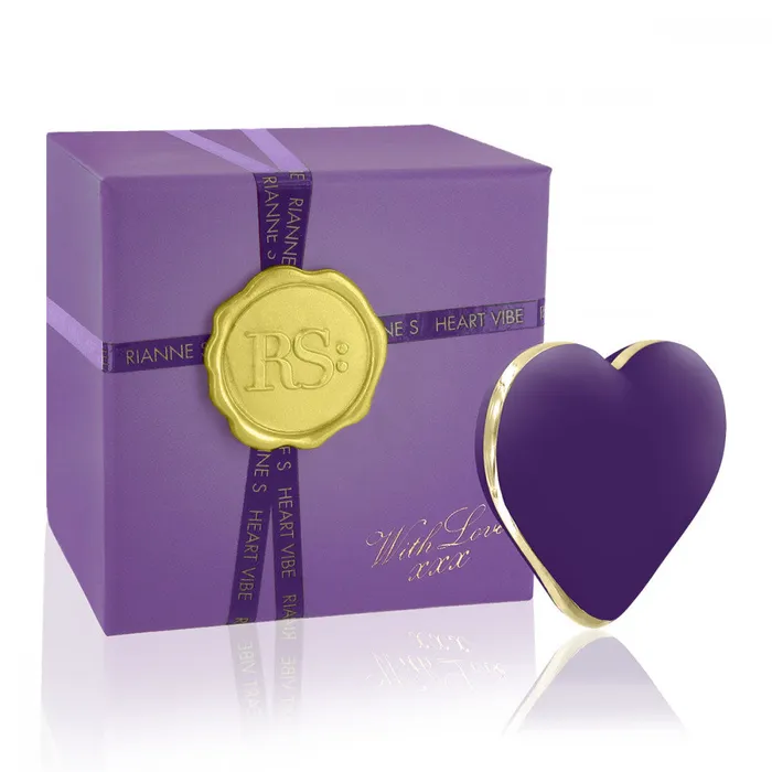 Rianne S Female Sex Toys Rianne S Rechargeable Silicone Heart Vibrator
