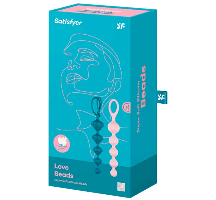 Satisfyer Anal Satisfyer Love Beads Super Soft Silicone Beads for man 81 Inch
