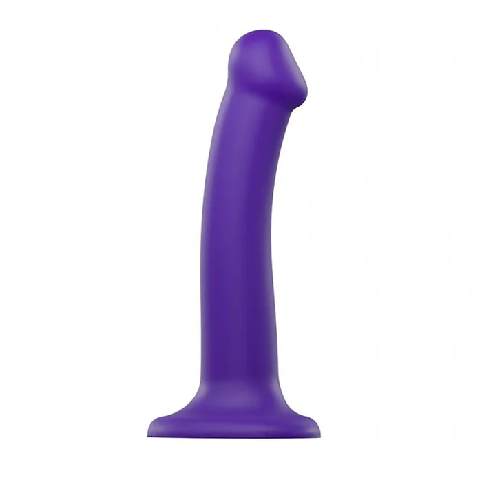 Strap on Me StraponMe Bendable Dual Density Dildo Purple Medium Dildos