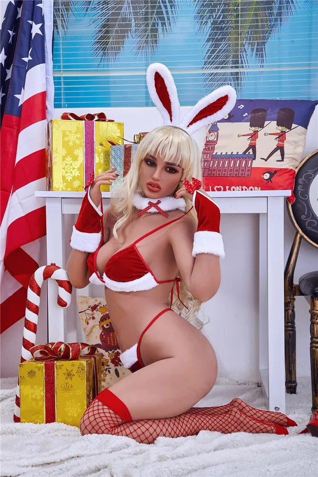 163cm5ft4 CCup Big Boobs TPE Sex Doll with 53 Head Anya Irontech Doll Male Sex Toys