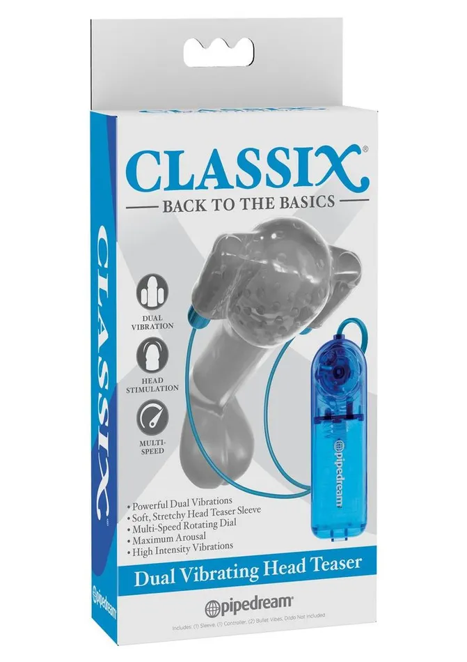 Classix Dual Vibrating Head Teaser with Remote Control Classix Female Sex Toys Classix Dual Vibrating Head Teaser with Remote Control Classix Female Sex Toys