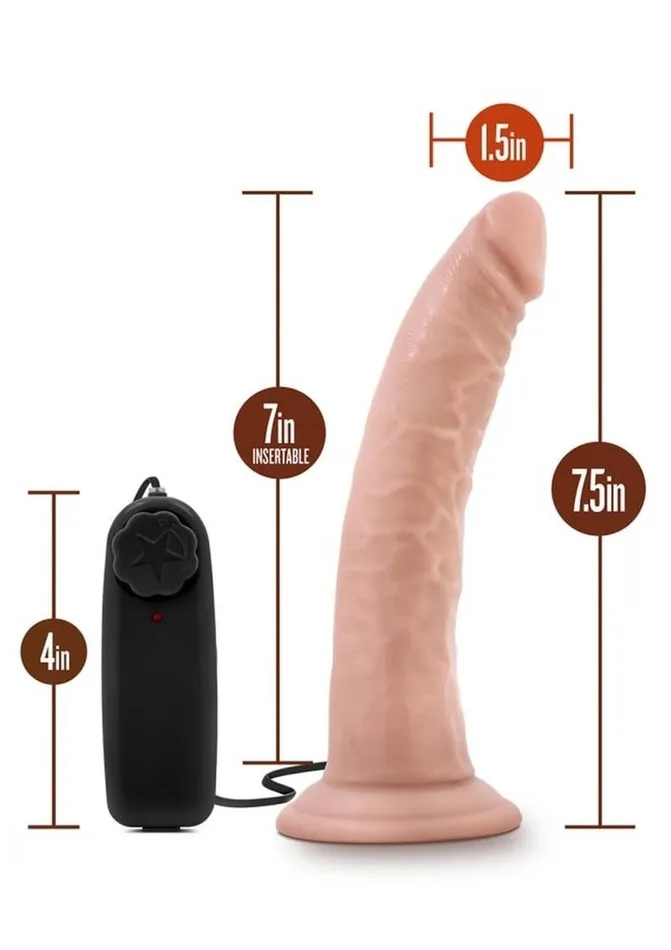 Dr Skin Female Sex Toys Dr Skin Dr Dave Vibrating Dildo with Suction Cup