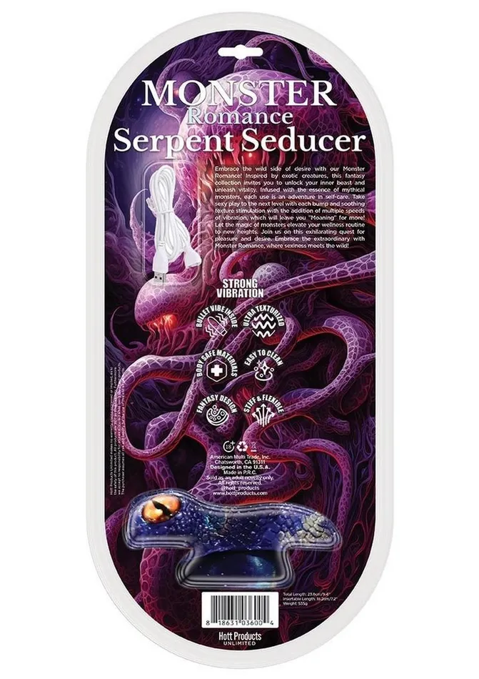 Hott Products Female Sex Toys Monster Romance Serpent Seducer Rechargeable Silicone Dong Hott Products Female Sex Toys Monster Romance Serpent Seducer Rechargeable Silicone Dong