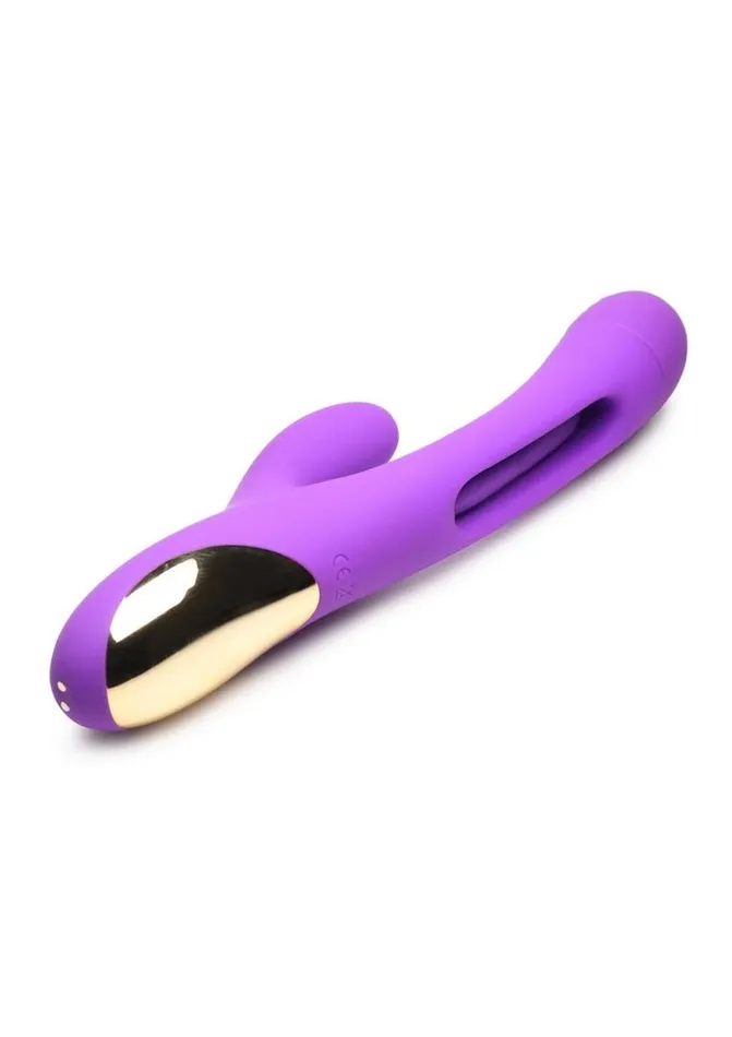 Inmi Female Sex Toys Inmi TriFlick Flicking Rechargeable Silicone Rabbit Vibrator