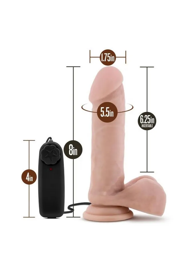 Loverboy The Goalie Vibrating Dildo with Balls Loverboy Female Sex Toys