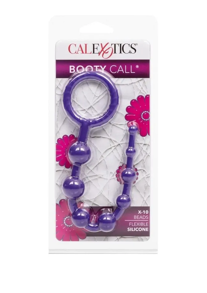 Male Sex Toys Booty Call Booty Call X10 Silicone Anal Beads
