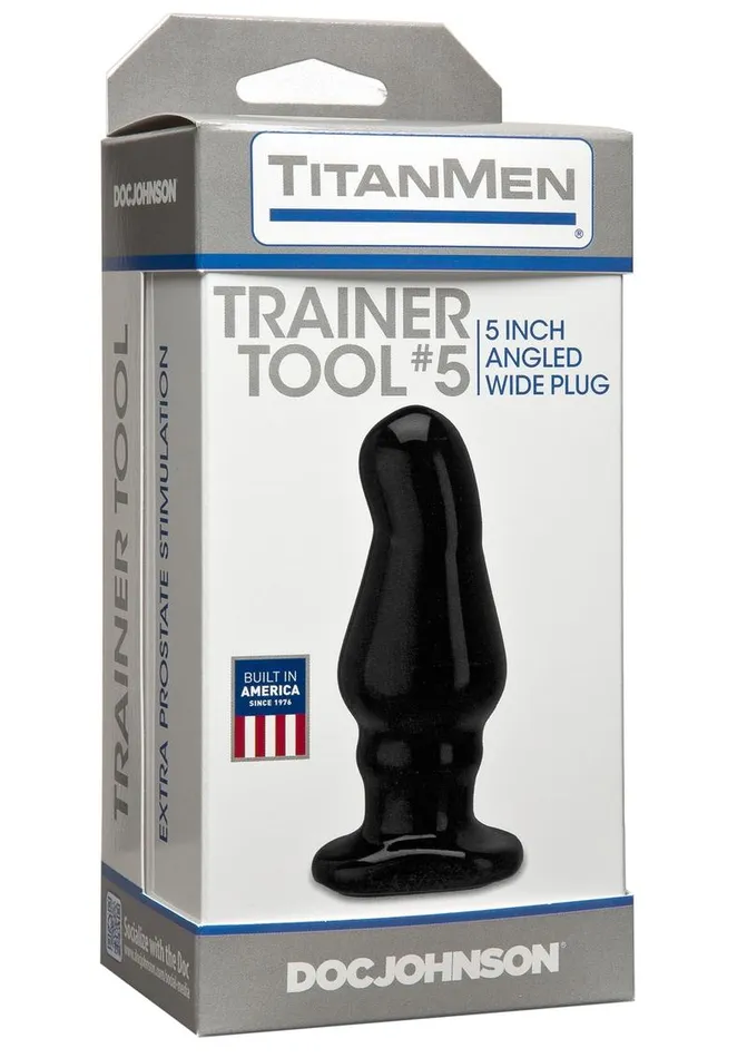 Male Sex Toys Titanmen Trainer Tool 5 Angled Wide Anal Plug TitanMen Male Sex Toys Titanmen Trainer Tool 5 Angled Wide Anal Plug TitanMen
